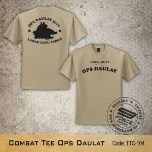 Military Tee Ops Daulat - TTC104